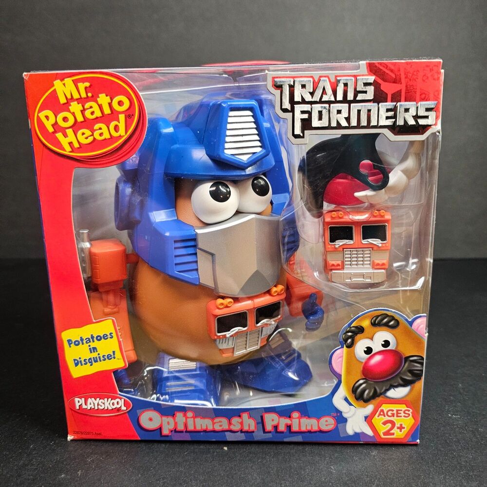 NIB Transformers Mr. Potato Head Optimash Prime Optimus Prime Playskool 2007